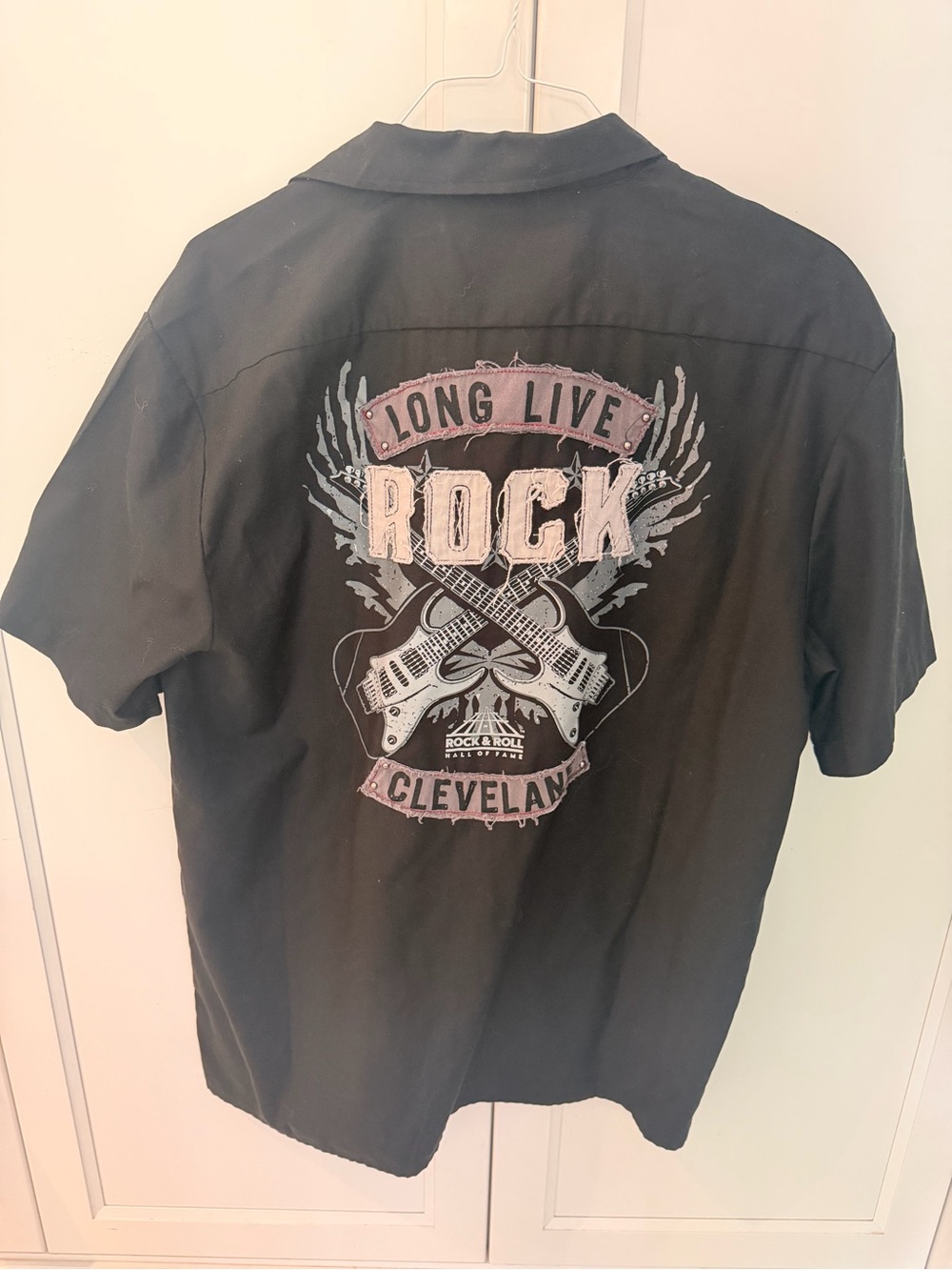 Long Live Rock Hall of Fame Short-Sleeve Shirt - Black